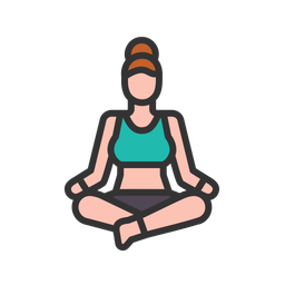 Buddhist Pose  Icon