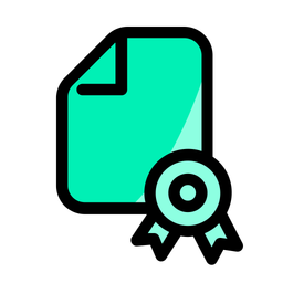 Achivement document  Icon