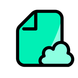 Cloud document  Icon