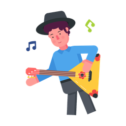 Balalaika Player  Icon