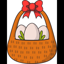 Easter Basket Eggs  Icon