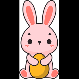 Easter Cute Bunny  Icon