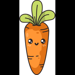 Easter Cute Carrot  Icon