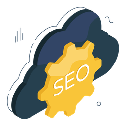 Cloud Seo  Icon