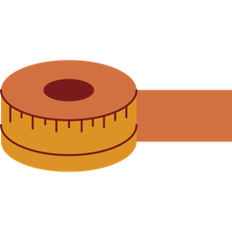 Fita métrica de costura  Ícone