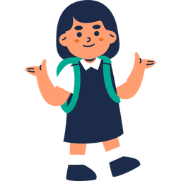 Girl Student  Icon