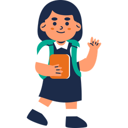 Girl Student  Icon