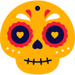 Cinco De Mayo Skull Icon