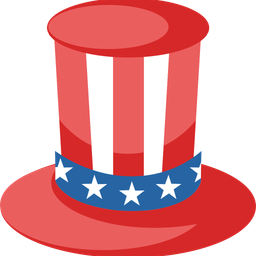 Th July Us Independence Hat Icon
