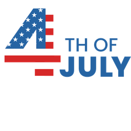 Th July Us Independence Text Icon
