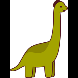 Dinosaurus Braciosaurus  Icon