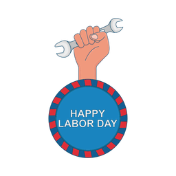 Happy labor day  Icon