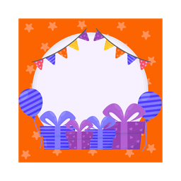 Birthday frame  Icon