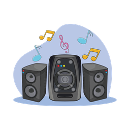 Music speaker  Icon