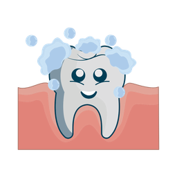 Escovando os dentes  Ícone