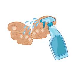 Hand spray  Icon