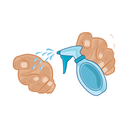 Hand spray  Icon