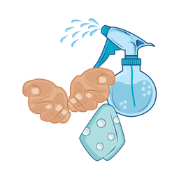 Hand spray  Icon