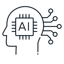 Artificial Intelligence Intelligent Computing Machine Learning Icône