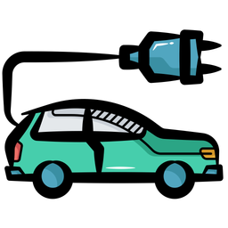 Electric Car  Icon