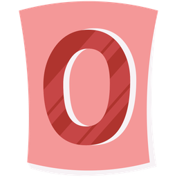 Cutout letter  Icon