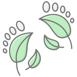 Carbon footprint  Icon