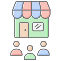 Crowded-store  Icon