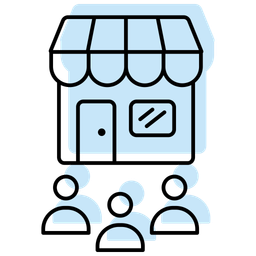 Crowded-store  Icon