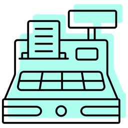 Caixa registradora  Ícone
