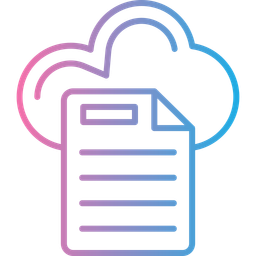 Cloud File  Icon