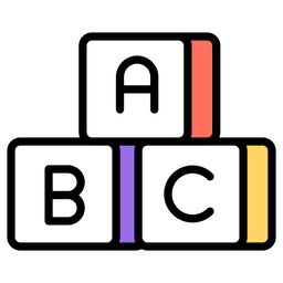 Alphabet Blocks  Icon