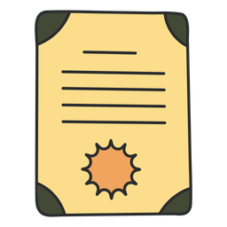 Certificate  Icon