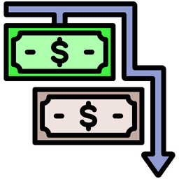 Deficit  Icon