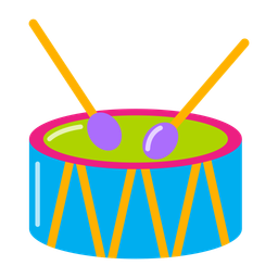 Brinquedo de tambor  Ícone