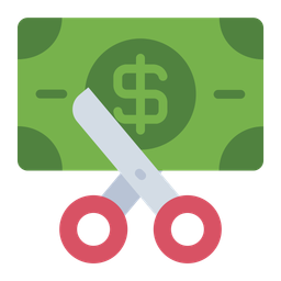 Budget cut  Icon