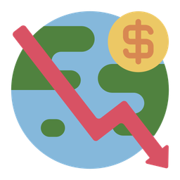 Economy downturn  Icon