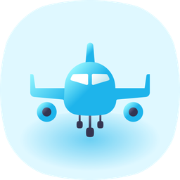 Airplane front view  Icon