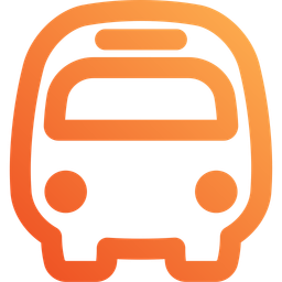 Bus front view  Icon