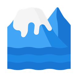 Melting ice caps  Icon