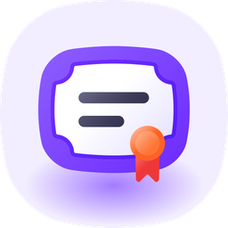 Certificate  Icon