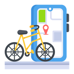 Bike Tracking  Icon