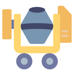 Cement Mixer  Icon