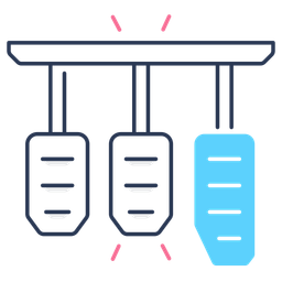 Pedais de carro  Ícone