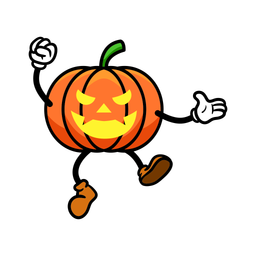 Halloween Pumpkin Character  Icon