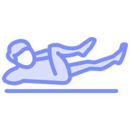 Abs Workout Duotone Line Icon Icon