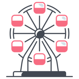 Ferris Wheel  Icon