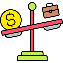 Business Scale Balance Scale Financial Balance Symbol