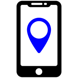 Location On Mobile  Icon