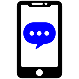 Mobile Chat  Icon