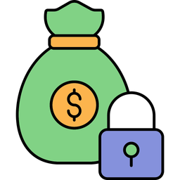 Financial Security Money Protection Dollar Security Icon